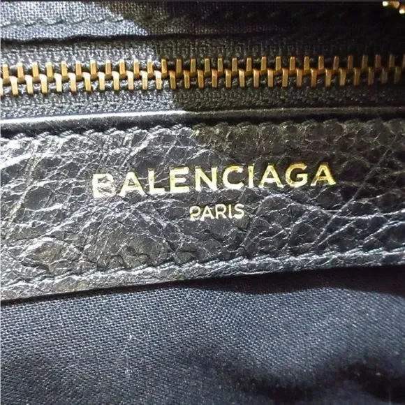 Balenciaga Black Graffiti City Bag - Picture 7 of 15